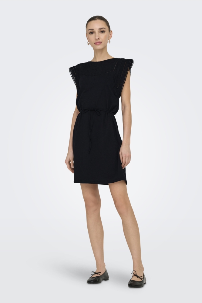 JDYHEIDI S/L DRESS JRS 15354244 BLACK